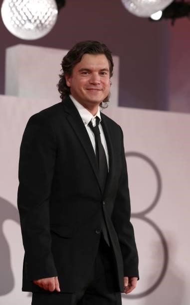 Emile Hirsch attends the red carpet of the movie "Halloween Kills