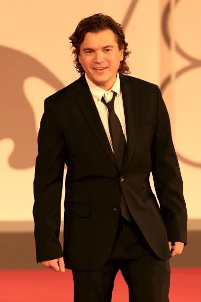 Emile Hirsch attends the red carpet of the movie "Halloween Kills
