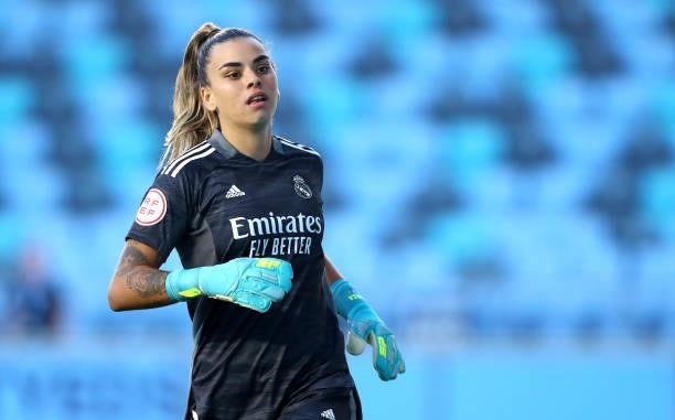 Misa of Real Madrid during the UEFA Women's Champions League match between Manchester City v Real Madrid at The Academy Stadium on September 08, 2021...