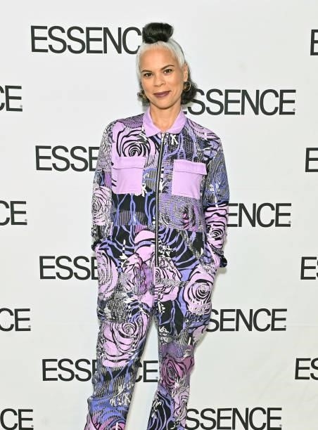 April Walker attends the ESSENCE Fashion House - Red Carpet on September 09, 2021 in New York City.