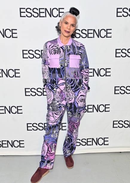 April Walker attends the ESSENCE Fashion House - Red Carpet on September 09, 2021 in New York City.