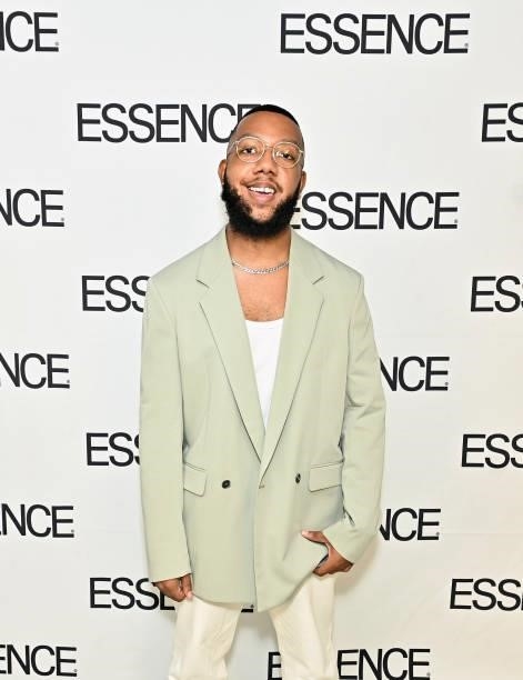 Arc of Andre designer Andre Moses attends the ESSENCE Fashion House - Red Carpet on September 09, 2021 in New York City.