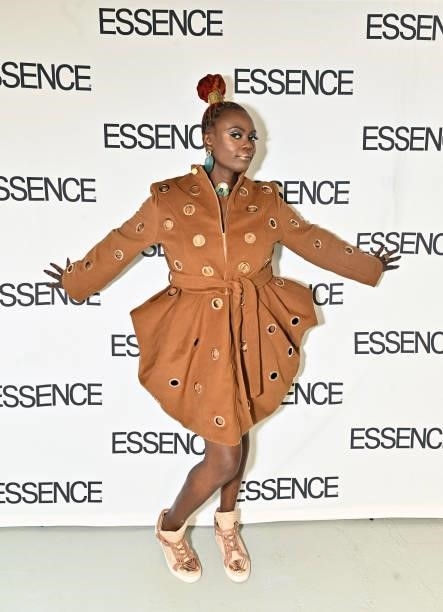 Caroline Wanga, CEO of ESSENCE attends the ESSENCE Fashion House - Red Carpet on September 09, 2021 in New York City.