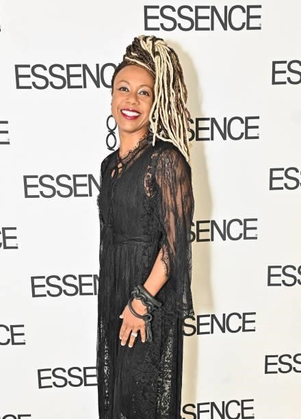 Latraviette Smith-Wilson of ESSENCE attends the ESSENCE Fashion House - Red Carpet on September 09, 2021 in New York City.
