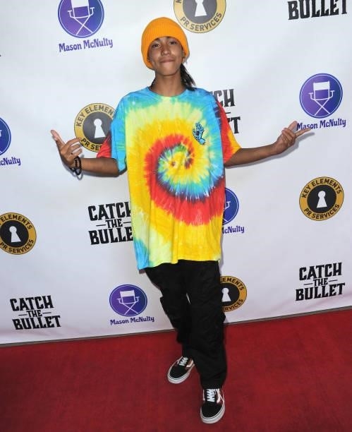Maceo Sicam arrives for the Red Carpet Screening Of "Catch The Bullet