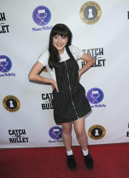 Chloe Noelle arrives for the Red Carpet Screening Of "Catch The Bullet