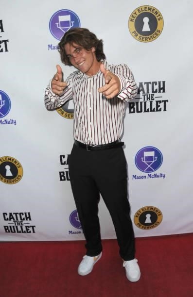 Callder Griffith arrives for the Red Carpet Screening Of "Catch The Bullet