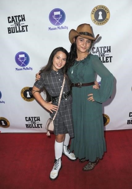 Reese Warren and Izzie Florez arrive for the Red Carpet Screening Of "Catch The Bullet