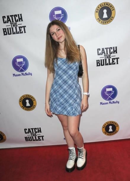 Juju Brener arrives for the Red Carpet Screening Of "Catch The Bullet