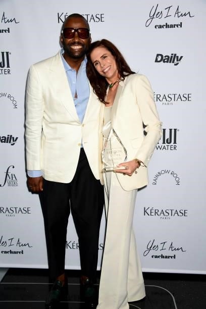 Stephen Galloway and Cristina Ehrlich attend the The Daily Front Row 8th Annual Fashion Media Awards on September 09, 2021 in New York City.