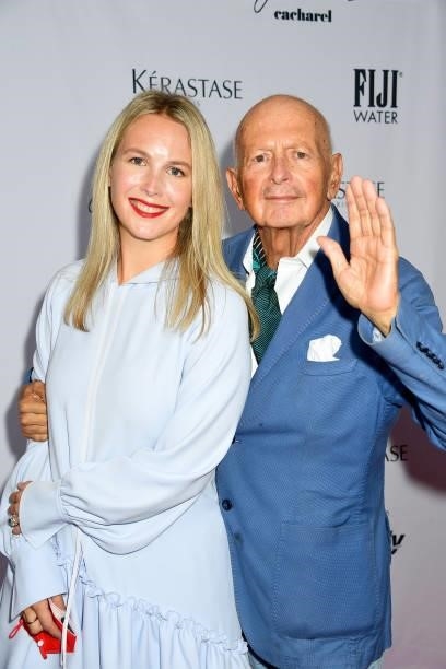 Sophie Elgort and Arthur Elgort attend the The Daily Front Row 8th Annual Fashion Media Awards on September 09, 2021 in New York City.