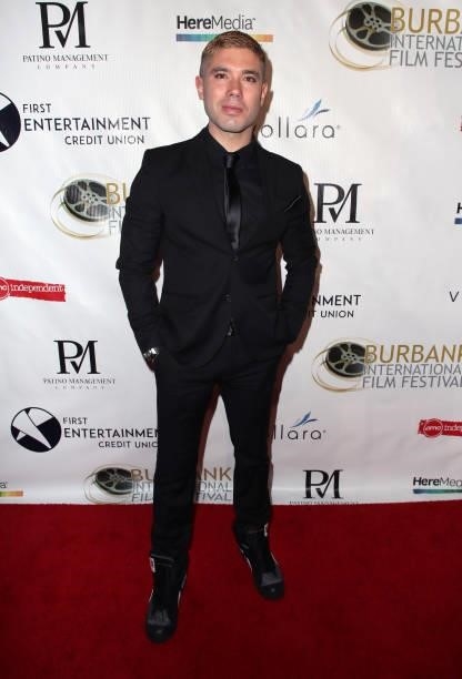 Kristos Andrews attends the opening night of the 13th Annual Burbank International Film Festival with a screening of "Riders of Justice