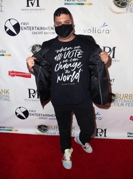 Gregori J. Martin attends the opening night of the 13th Annual Burbank International Film Festival with a screening of "Riders of Justice