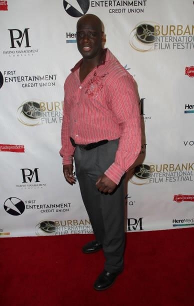 Isaac C. Singleton Jr. Attends the opening night of the 13th Annual Burbank International Film Festival with a screening of "Riders of Justice