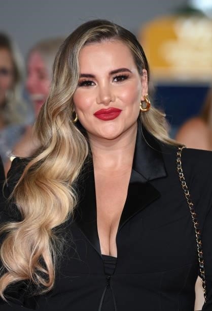 Georgia Kousoulou attends the National Television Awards 2021 at The O2 Arena on September 09, 2021 in London, England.