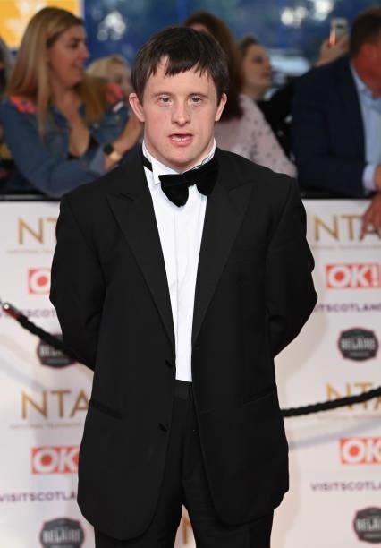 Tommy Jessop attends the National Television Awards 2021 at The O2 Arena on September 09, 2021 in London, England.