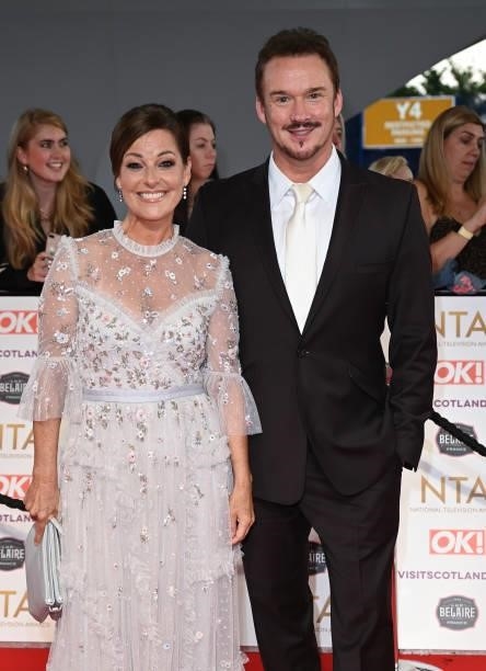Ruthie Henshall and Russell Watson attend the National Television Awards 2021 at The O2 Arena on September 09, 2021 in London, England.