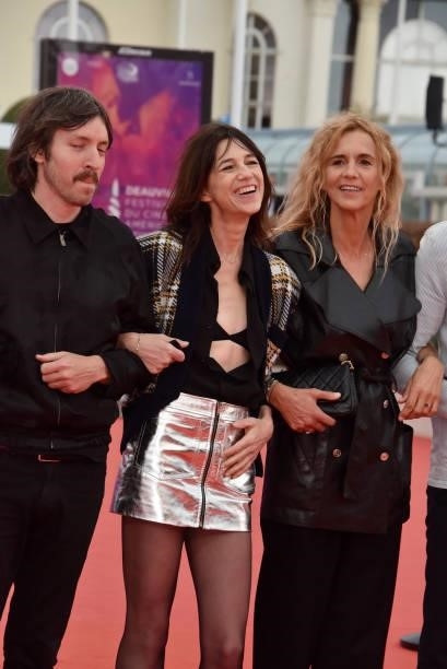 SebastiAn, Charlotte Gainsbourg and Delphine De Vigan attend "Dune
