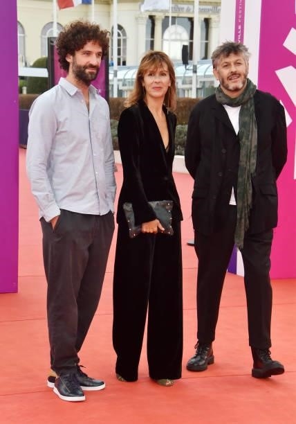 Sebastien Pouderoux, Florence Viala, and director Christophe Honore attend "Dune