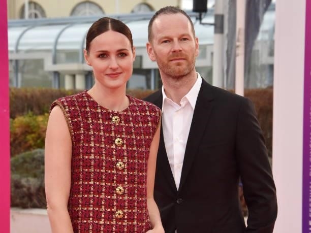 Cannes Film Festival 2021 Best actress winner Renate Reinsve and director Joachim Trier attend "Dune