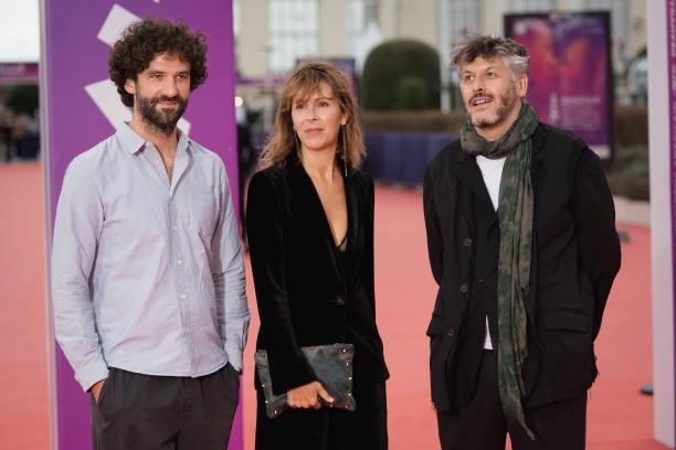 Sebastien Poderoux, Florence Viala and Christophe Honore attend the "Dune