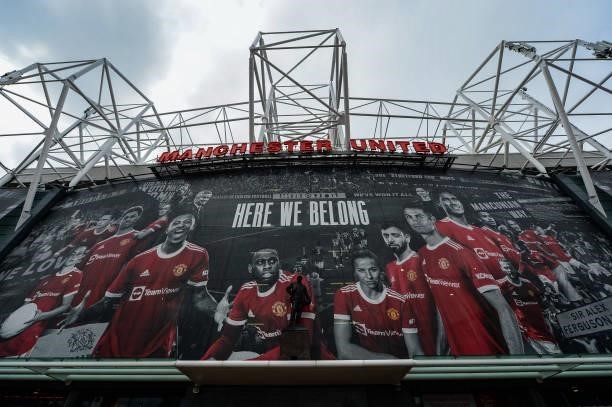 General view during the Premier League match between Manchester United and Newcastle United at Old Trafford on September 11, 2021 in Manchester,...