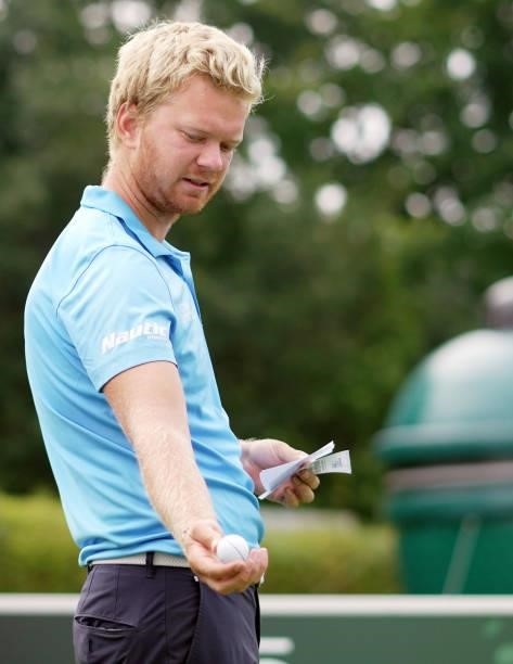 Jarand Ekeland Arnoy of Norway in action during Day Three of the Big Green Egg German Challenge powered by VcG at Wittelsbacher Golf Club on...