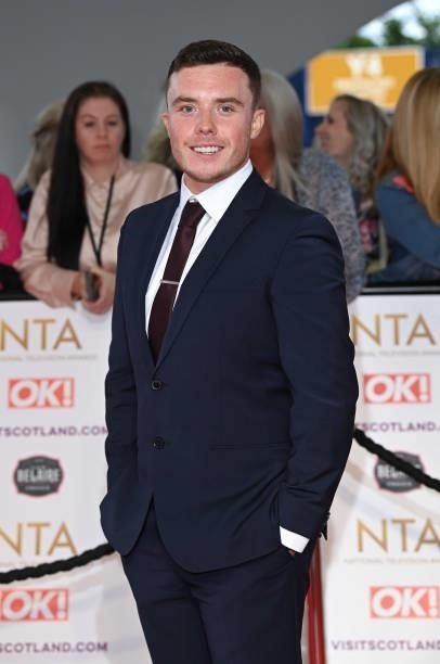 Bradley Johnson attends the National Television Awards 2021 at The O2 Arena on September 09, 2021 in London, England.