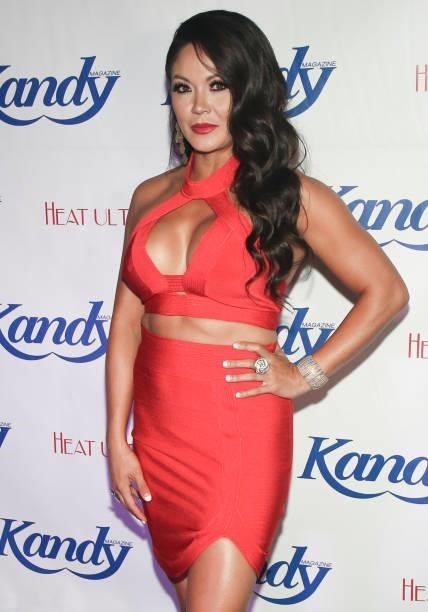 Model Jennifer Irene Gonzalez attends the Kandy Magazine's 10 Year Anniversary: Red, White & Blue Celebration at HEAT Ultra Lounge on September 11,...