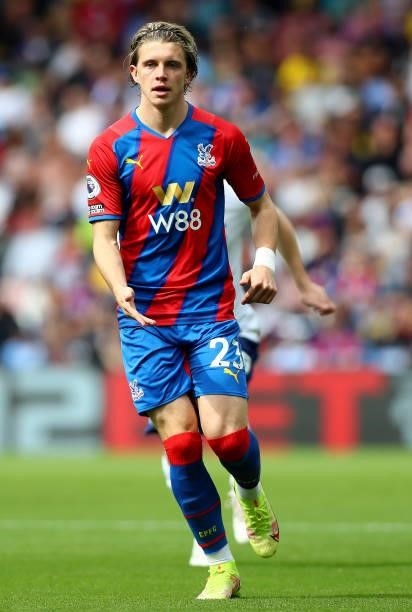 Conor Gallagher of Crystal Palace during the Premier League match between Crystal Palace and Tottenham Hotspur at Selhurst Park on September 11, 2021...
