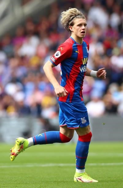 Conor Gallagher of Crystal Palace during the Premier League match between Crystal Palace and Tottenham Hotspur at Selhurst Park on September 11, 2021...