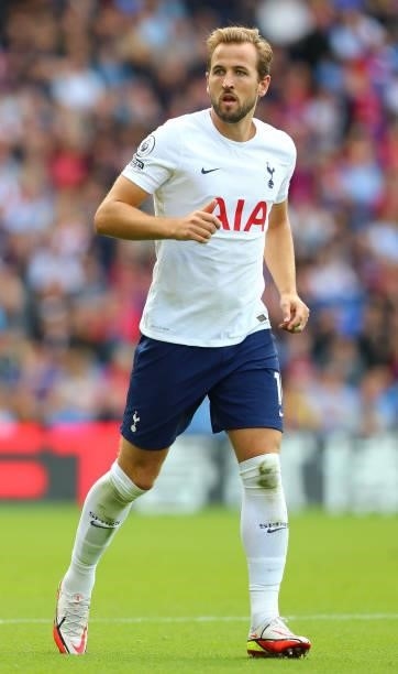 Harry Kane of Tottenham Hotspur in action during the Premier League match between Crystal Palace and Tottenham Hotspur at Selhurst Park on September...
