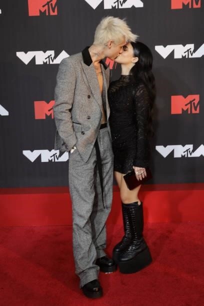 Jaden Hossler and Nessa attend the 2021 MTV Video Music Awards at Barclays Center on September 12, 2021 in the Brooklyn borough of New York City.