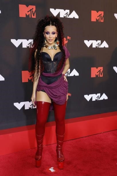 Doja Cat attends the 2021 MTV Video Music Awards at Barclays Center on September 12, 2021 in the Brooklyn borough of New York City.
