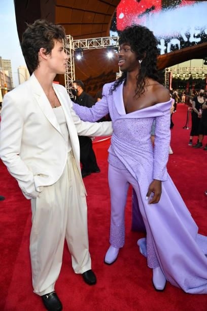 Shawn Mendes and Lil Nas X attends the 2021 MTV Video Music Awards at Barclays Center on September 12, 2021 in the Brooklyn borough of New York City.
