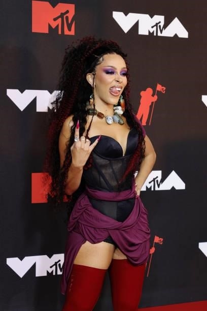 Doja Cat attends the 2021 MTV Video Music Awards at Barclays Center on September 12, 2021 in the Brooklyn borough of New York City.