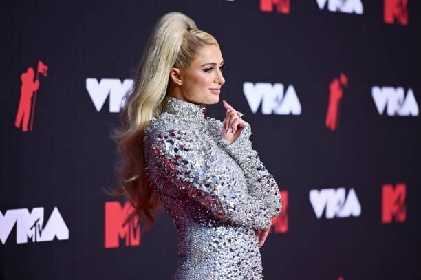 Paris Hilton attends the 2021 MTV Video Music Awards at Barclays Center on September 12, 2021 in the Brooklyn borough of New York City.