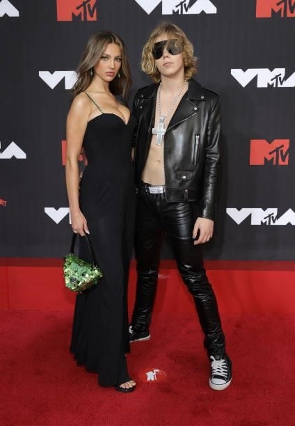 The Kid LAROI and Katarina Deme attend the 2021 MTV Video Music Awards at Barclays Center on September 12, 2021 in the Brooklyn borough of New York...