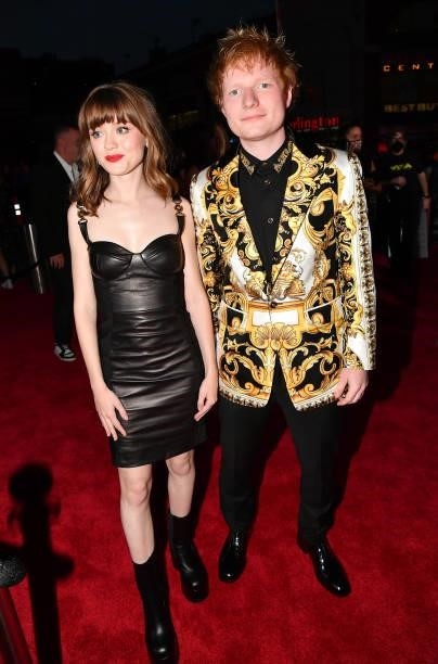 Ed Sheeran and guest attends the 2021 MTV Video Music Awards at Barclays Center on September 12, 2021 in the Brooklyn borough of New York City.