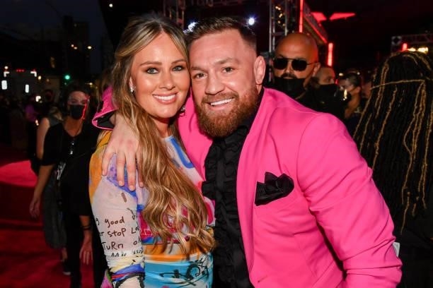 Dee Devlin and Conor McGregor attends the 2021 MTV Video Music Awards at Barclays Center on September 12, 2021 in the Brooklyn borough of New York...