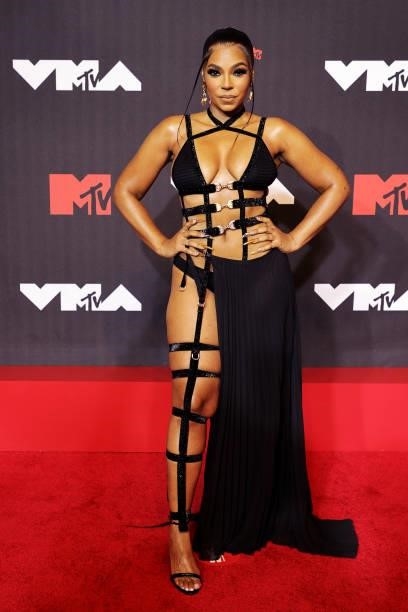 Ashanti attends the 2021 MTV Video Music Awards at Barclays Center on September 12, 2021 in the Brooklyn borough of New York City.