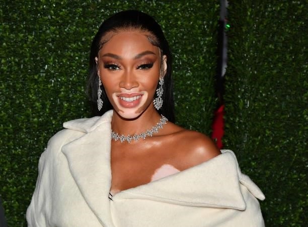 Winnie Harlow attends the 2021 MTV Video Music Awards at Barclays Center on September 12, 2021 in the Brooklyn borough of New York City.