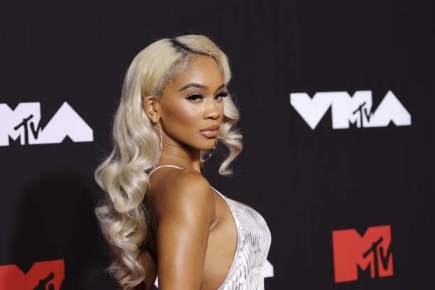 Saweetie attends the 2021 MTV Video Music Awards at Barclays Center on September 12, 2021 in the Brooklyn borough of New York City.