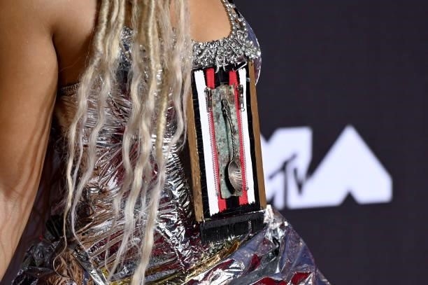 Chloe Bailey, fashion detail, attends the 2021 MTV Video Music Awards at Barclays Center on September 12, 2021 in the Brooklyn borough of New York...