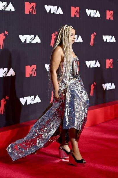 Chloe Bailey of Chloe x Halle attends the 2021 MTV Video Music Awards at Barclays Center on September 12, 2021 in the Brooklyn borough of New York...
