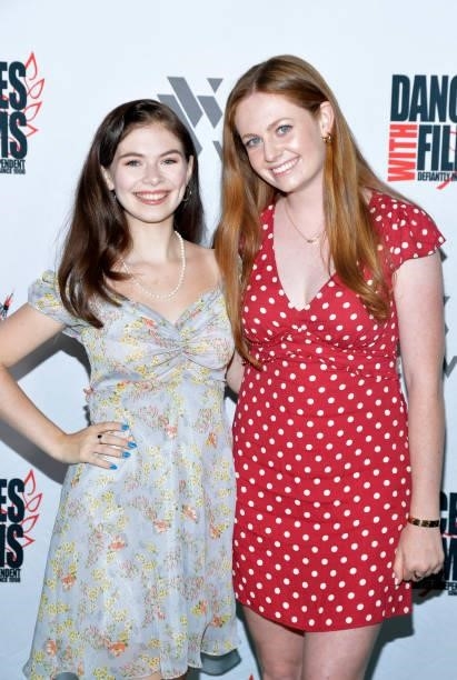 Actor/writer Victoria Leigh and Clare Foley attend the world premiere of "Generation Wrecks