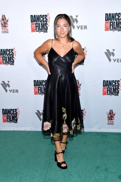Actor Violet Prete attends the world premiere of "Generation Wrecks