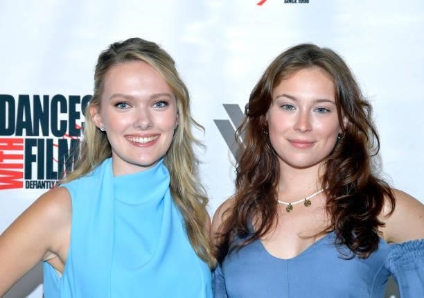 Actors Bridget McGarry and Mina Sundwall attend the world premiere of "Generation Wrecks