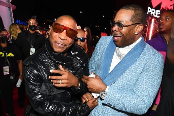 Ja Rule and Busta Rhymes attend the 2021 MTV Video Music Awards at Barclays Center on September 12, 2021 in the Brooklyn borough of New York City.
