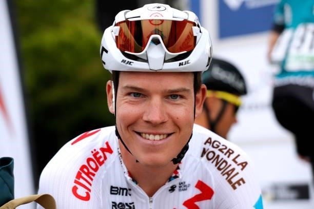 Bob Jungels of Luxembourg and AG2R Citröen Team prior to the 81st Skoda-Tour De Luxembourg 2021, Stage 1 a 140km stage from Luxembourg to...